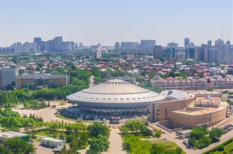 Nursultan Capital City Of Kazakhstan Summer Evening Skyline Stock Image - Image of capital ...