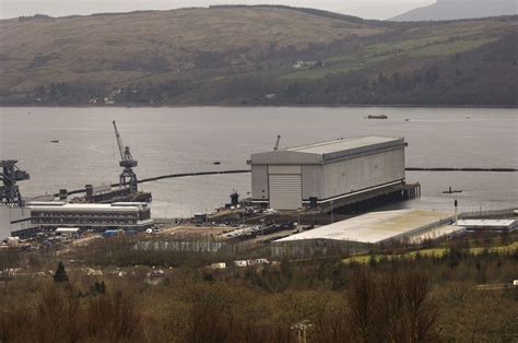 Police investigate the death of a serviceman at Faslane