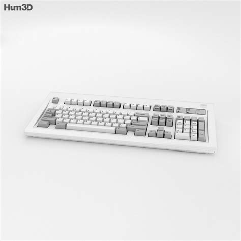 IBM Model M Keyboard 3D model - Electronics on Hum3D