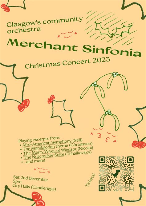 Christmas concert tickets now on sale – Merchant Sinfonia