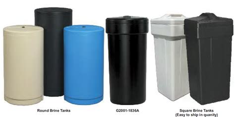 Brine Tanks and Components for Water Softener Systems