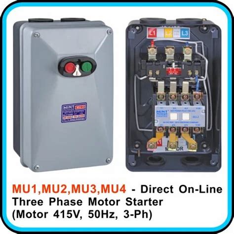 MU2 Dol Three Phase Motor Starter, Voltage: 415V at Rs 3284 in New Delhi