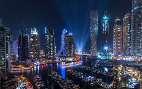 Dubai Night Wallpapers - Top Free Dubai Night Backgrounds - WallpaperAccess