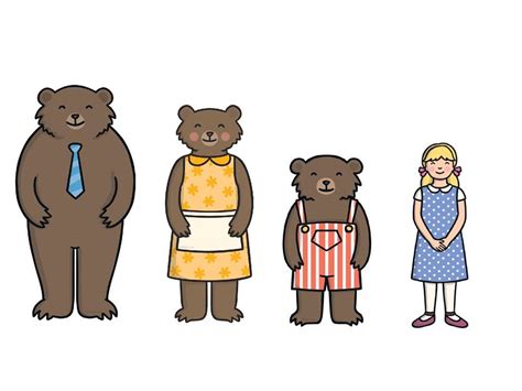 Goldilocks And The Three Bear Clipart