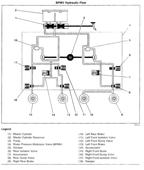 99 chevy silverado brake line diagram