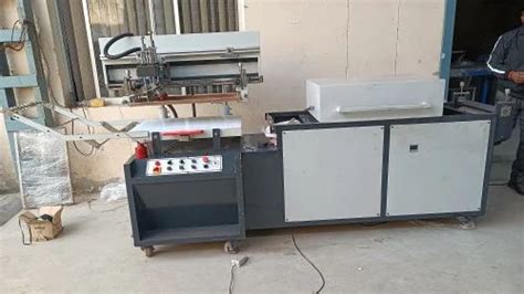 Ribboan Single Screen Printing Machine On Ribbon, Capacity: 7-9 Mtr ...