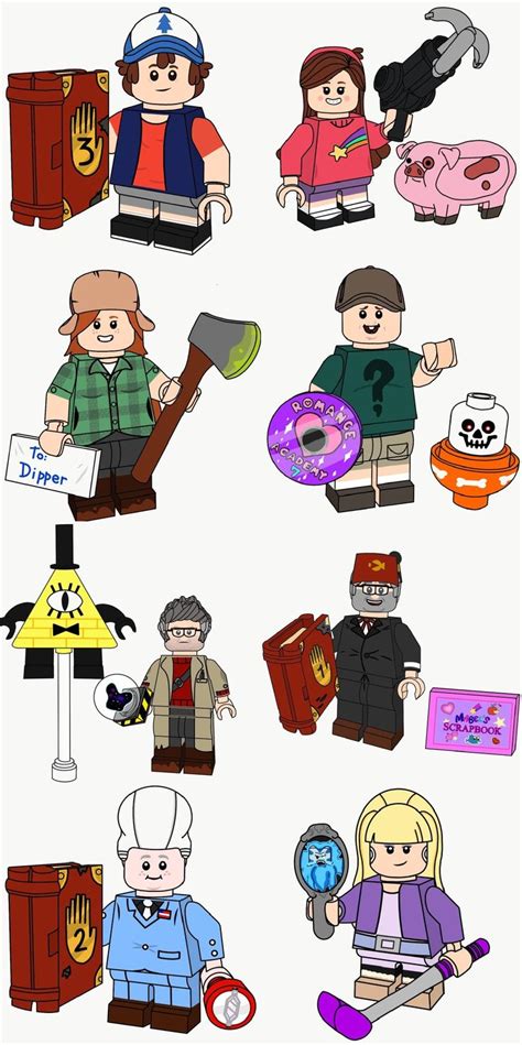 LEGO Gravity Falls Characters Come to Life