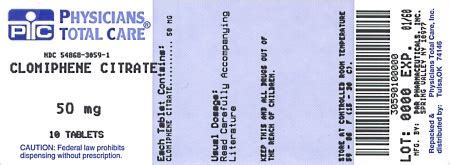 Clomiphene Citrate Information, Side Effects, Warnings and Recalls