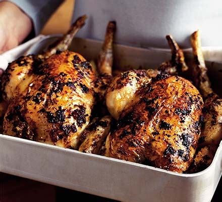 Tarragon & mustard roasted free-range chicken recipe | BBC Good Food