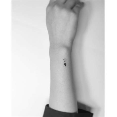 Details 77+ heart with semicolon tattoo best - in.coedo.com.vn