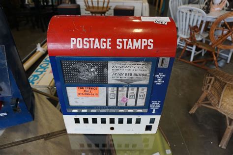 VINTAGE USA POSTAGE STAMP VENDING MACHINE