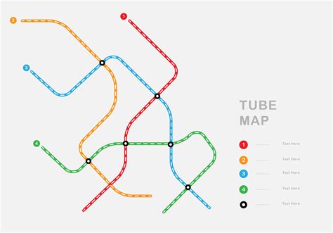 Simple Tube Map 166783 Vector Art at Vecteezy