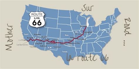 Route 66 From Chicago To Los Angeles Map - United States Map