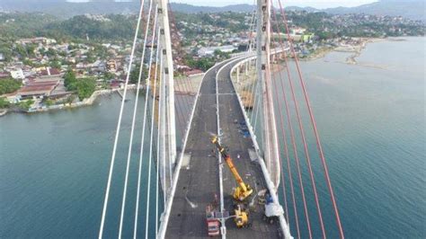 Jembatan Merah Putih - Tribunnewswiki.com