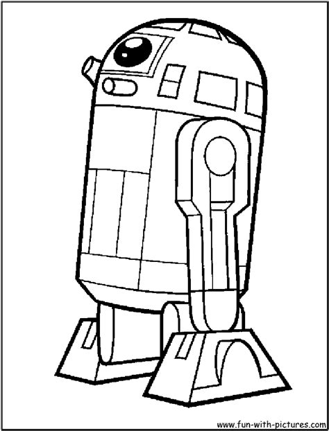 R2 D2 Coloring Page