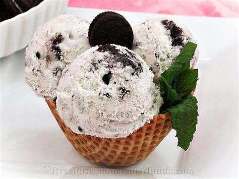 Gelado de Oreos Caseiro - Oreo Ice Cream Homemade - Receitas e Sabores ...
