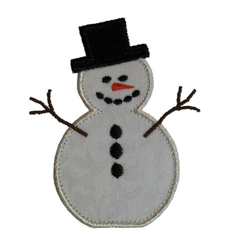 Snowman Applique Patterns – Free Patterns