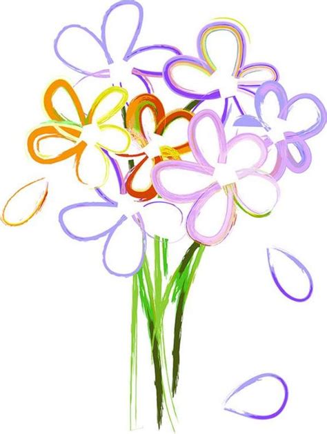 bouquet of spring flowers clip art - Clip Art Library