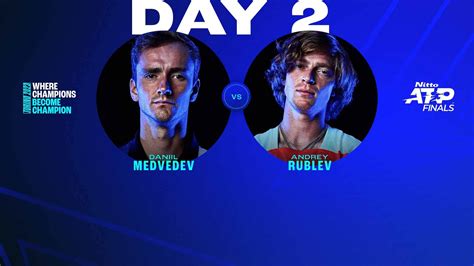 Daniil Medvedev & Andrey Rublev Clash In Turin | ATP Tour | Tennis