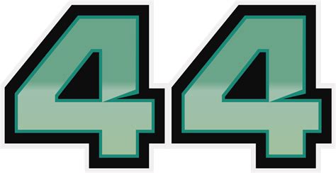 Lewis Hamilton 44 car decal - TenStickers