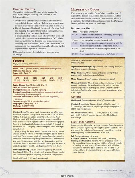 ORCUS! EXCLUSIVE! ESCAPIST! | Dungeons and dragons homebrew, Dungeons ...