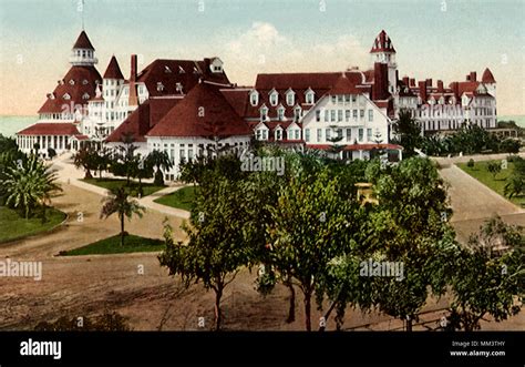 Hotel del Coronado. Coronado. 1910 Stock Photo - Alamy