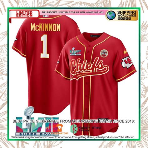 HOT Jerick McKinnon 1 Kansas City Chiefs Super Bowl LVII Baseball ...