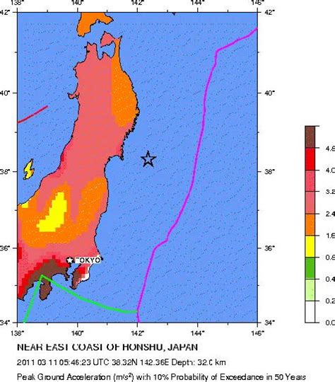 Tohoku Earthquake Map