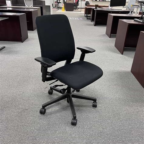 Steelcase Amia Black Task Chair | Office Furniture Liquidations