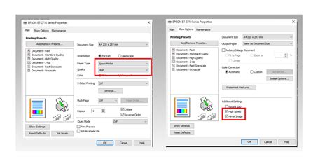 Print Settings for 'Style' sublimation paper - Epson Printer on Windows | Ink Experts