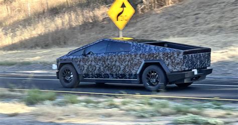 Check Out The Production Tesla Cybertruck in Full Camo