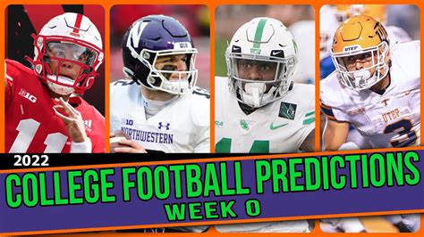 College Football Predictions Week 1 - Win Big Sports