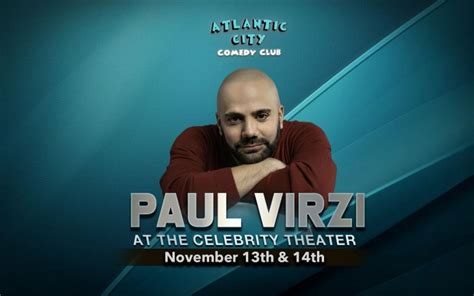 Paul Virzi at The Celebrity Theatre - Atlantic City Comedy Club, Atlantic City, NJ