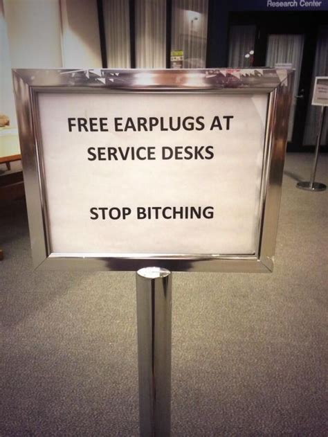 Pretty things - Funny library signs.