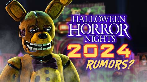 FIVE NIGHTS AT FREDDY'S COMING TO HALLOWEEN HORROR NIGHTS 2024 | HHN ...