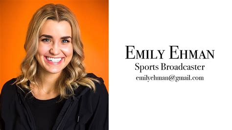 Emily Ehman Sports Broadcaster Reel Spring 2021 - YouTube