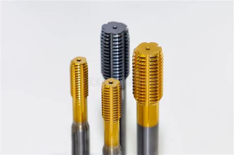 Taper taps cutting tool stock photo. Image of metalwork - 106898262