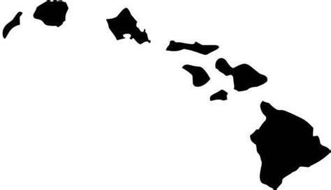 Hawaii Island Hawaiian Islands Image Files for Cricut, Laser Engraving ...