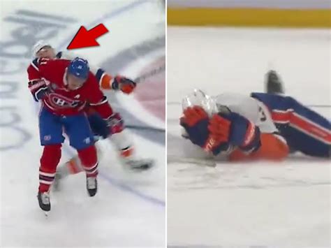 NHL's Brendan Gallagher Viciously Elbows Opponent's Head, Fans Demand ...