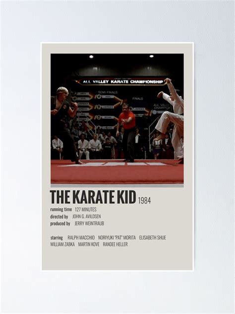 "The Karate Kid (1984)" Poster by MoviePolaroid | Redbubble