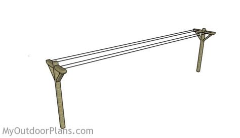 Clothesline Plans | MyOutdoorPlans | Free Woodworking Plans and Projects, DIY Shed, Wooden ...