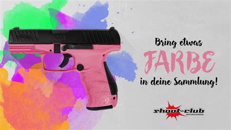 VFC Walther PPQ M2 Softair Pistole GBB 1J Pink Edition #shootclub #airsoft #softair Airsoft ...