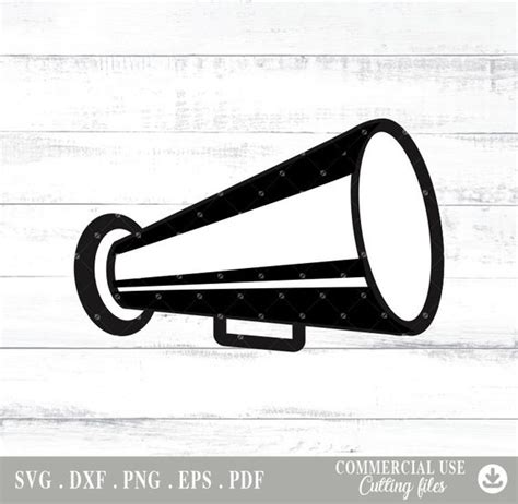 Cheer Megaphone Svg Megaphone Svg Megaphone Clipart Digital - Etsy UK