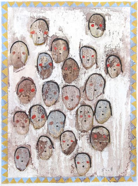 # 4737 "Many Faces" | Abstract face art, Collage art mixed media, Art ...