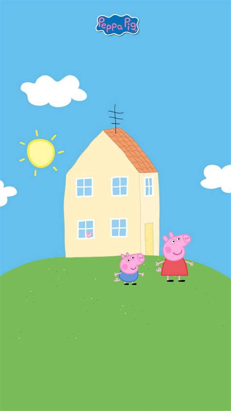 Peppa Pig House Wallpaper - EnWallpaper