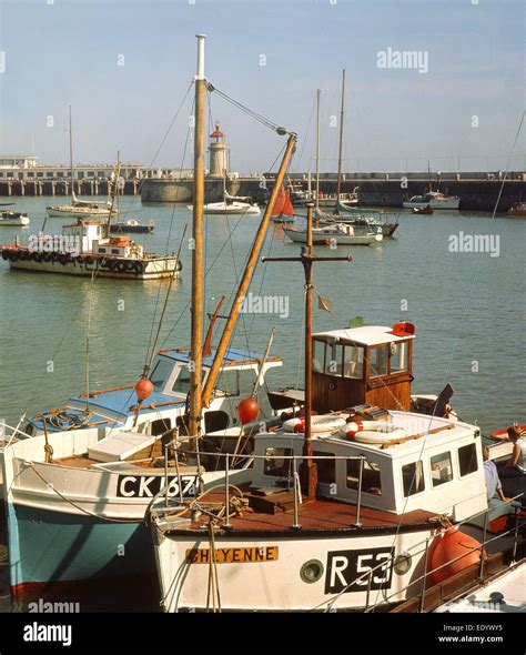 Ramsgate harbour kent 1970 Stock Photo - Alamy