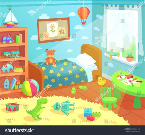 Kids bedroom cartoon : 21 906 images, photos et images vectorielles de stock | Shutterstock