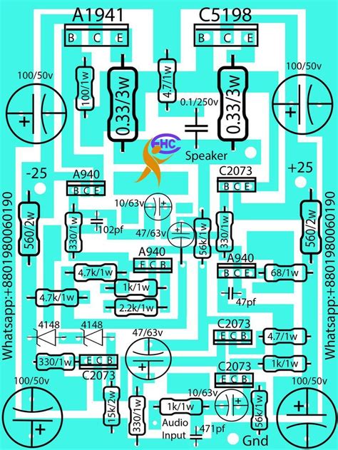 A1941 Amplifier Circuit Diagram