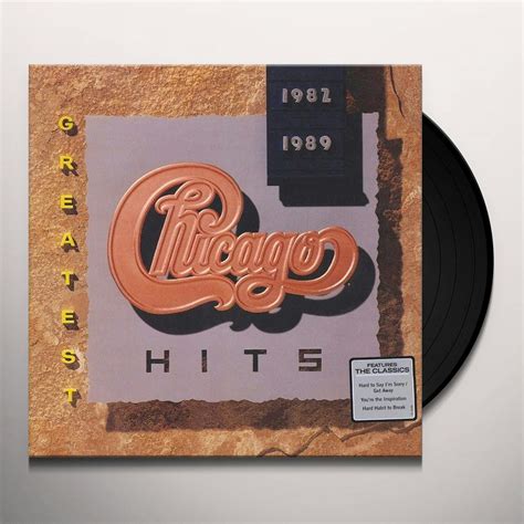 Chicago GREATEST HITS 1982-1989 Vinyl Record