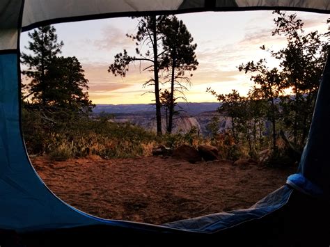 My best camping spot yet! Zion National Park, West Rim Campsite #2 ...